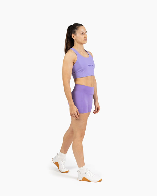 Bra Velites HOLO High Neck – Wisteria - TugaSox Fitness Store