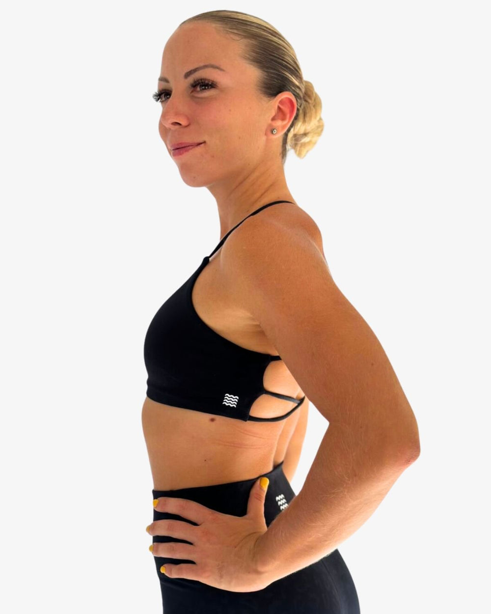 Bra Wave MÁSPALOMAS | Black - TugaSox Fitness Store