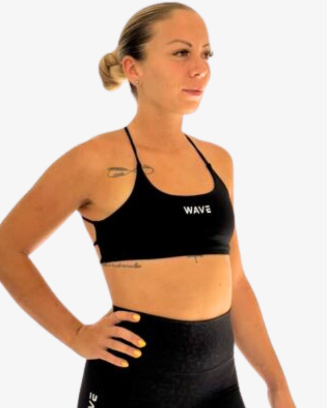 Bra Wave MÁSPALOMAS | Black - TugaSox Fitness Store