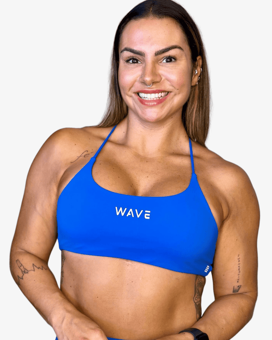 Bra Wave MÁSPALOMAS | Electric Blue - TugaSox Fitness Store