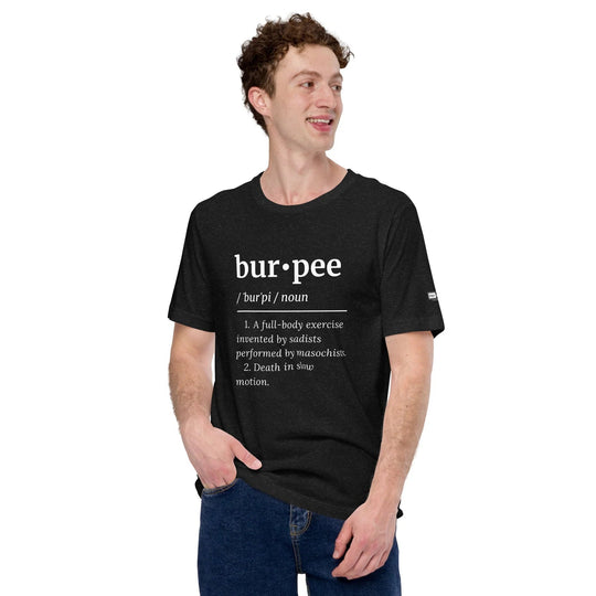 Burpee Definition Unisex Tee | Cult - ionary Collection - TugaSox Fitness Store
