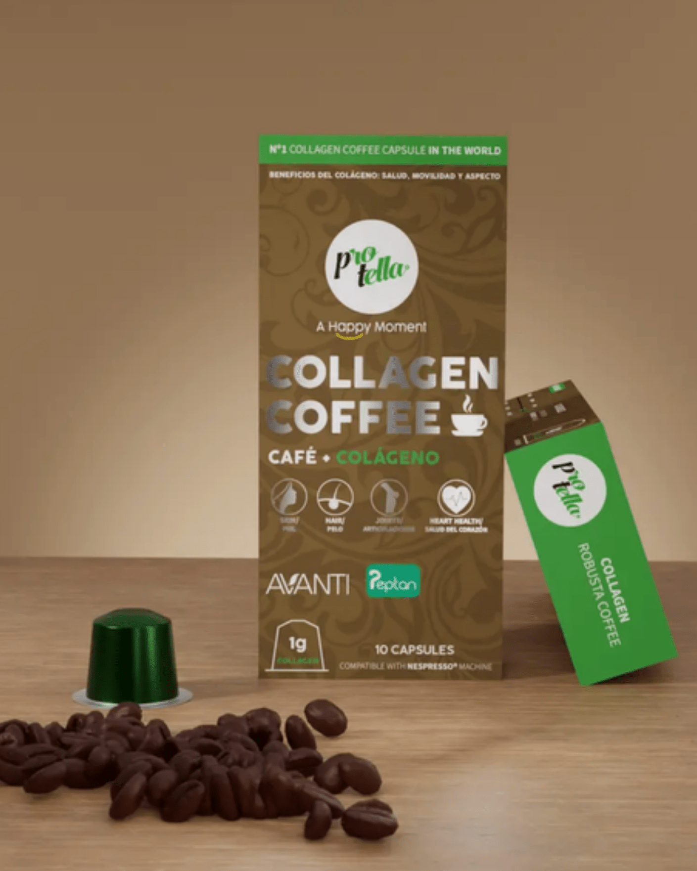 CAFÉ com colagénio x 10 cápsulas 40gr - TugaSox Fitness Store