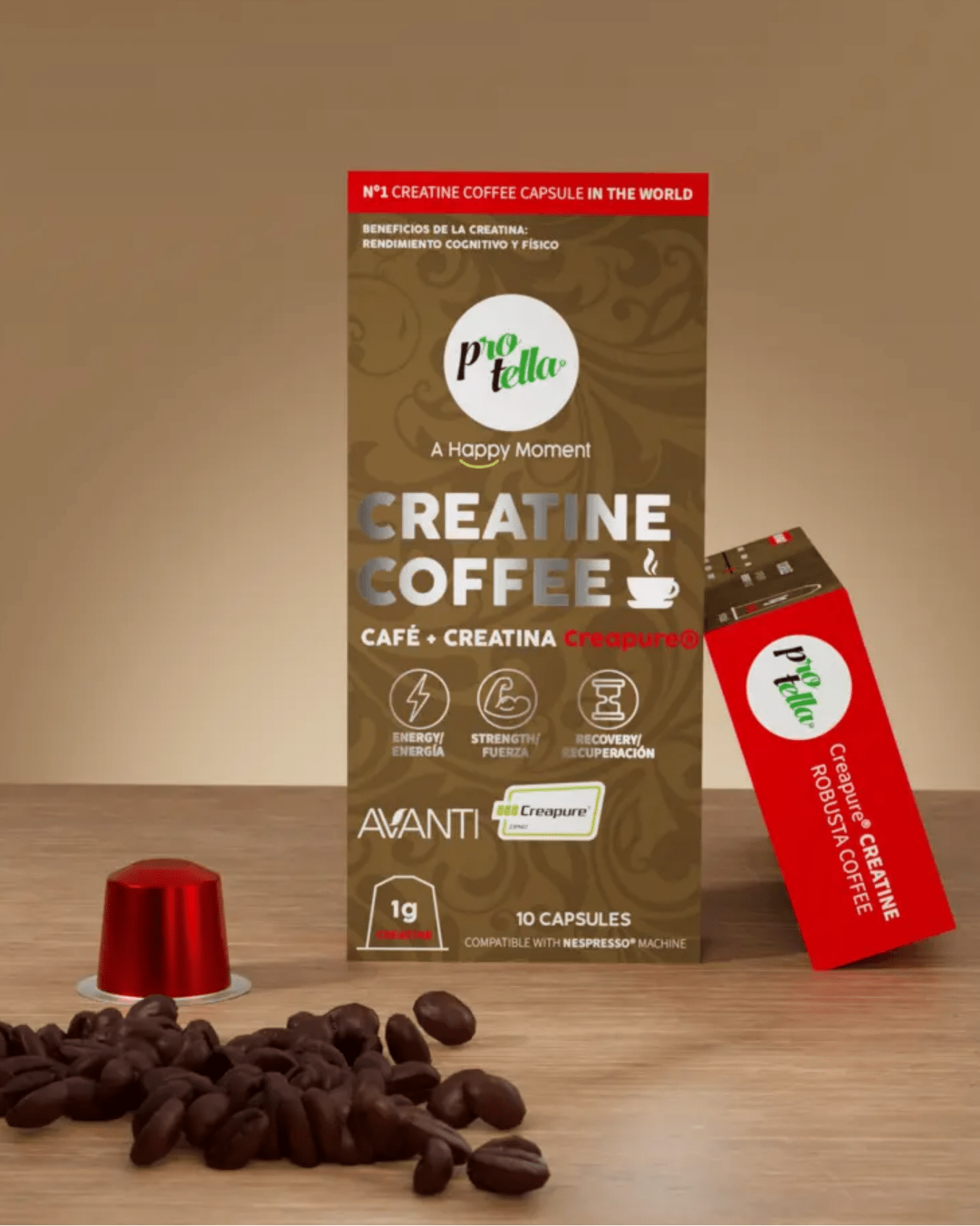 CAFÉ com creatina x 10 cápsulas 40gr - TugaSox Fitness Store