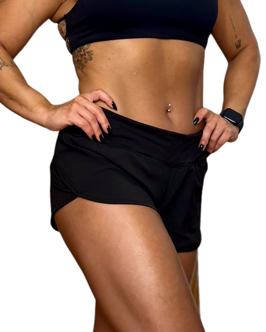 Calções Desportivos ELITE | Black - TugaSox Fitness Store