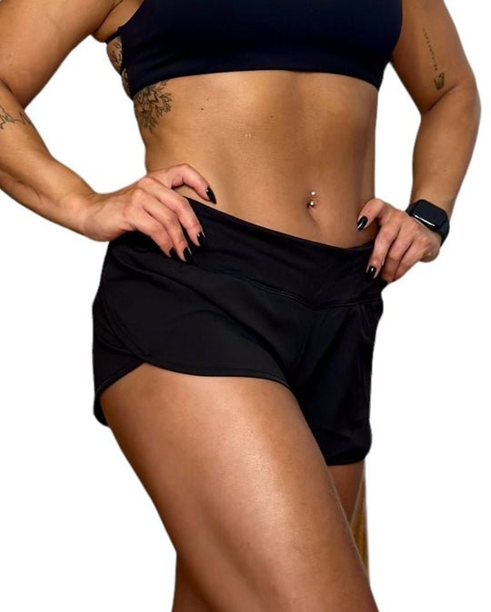 Calções Desportivos ELITE | Black - TugaSox Fitness Store