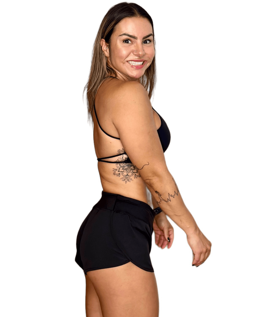 Calções Desportivos ELITE | Black - TugaSox Fitness Store