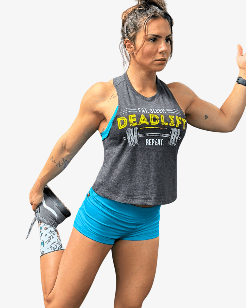 Calções Desportivos MAYA BLUE | Squat & Lift - TugaSox Fitness Store