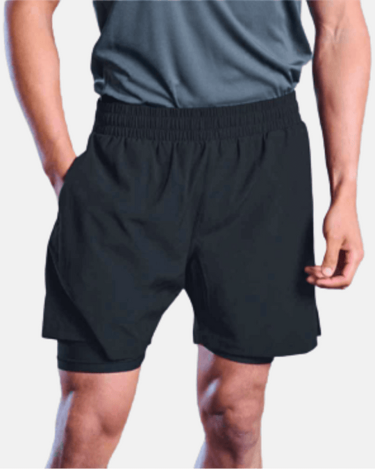 Calções DualPower - Dupla Camada Performance - TugaSox Fitness Store