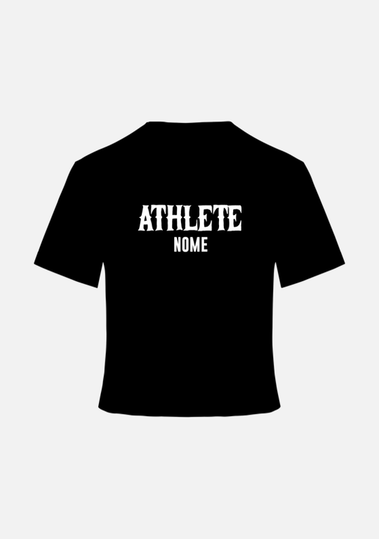 CROP T - SHIRT - CrossFit 2580 (Alenquer) - Black Edição LIMITADA - TugaSox Fitness Store