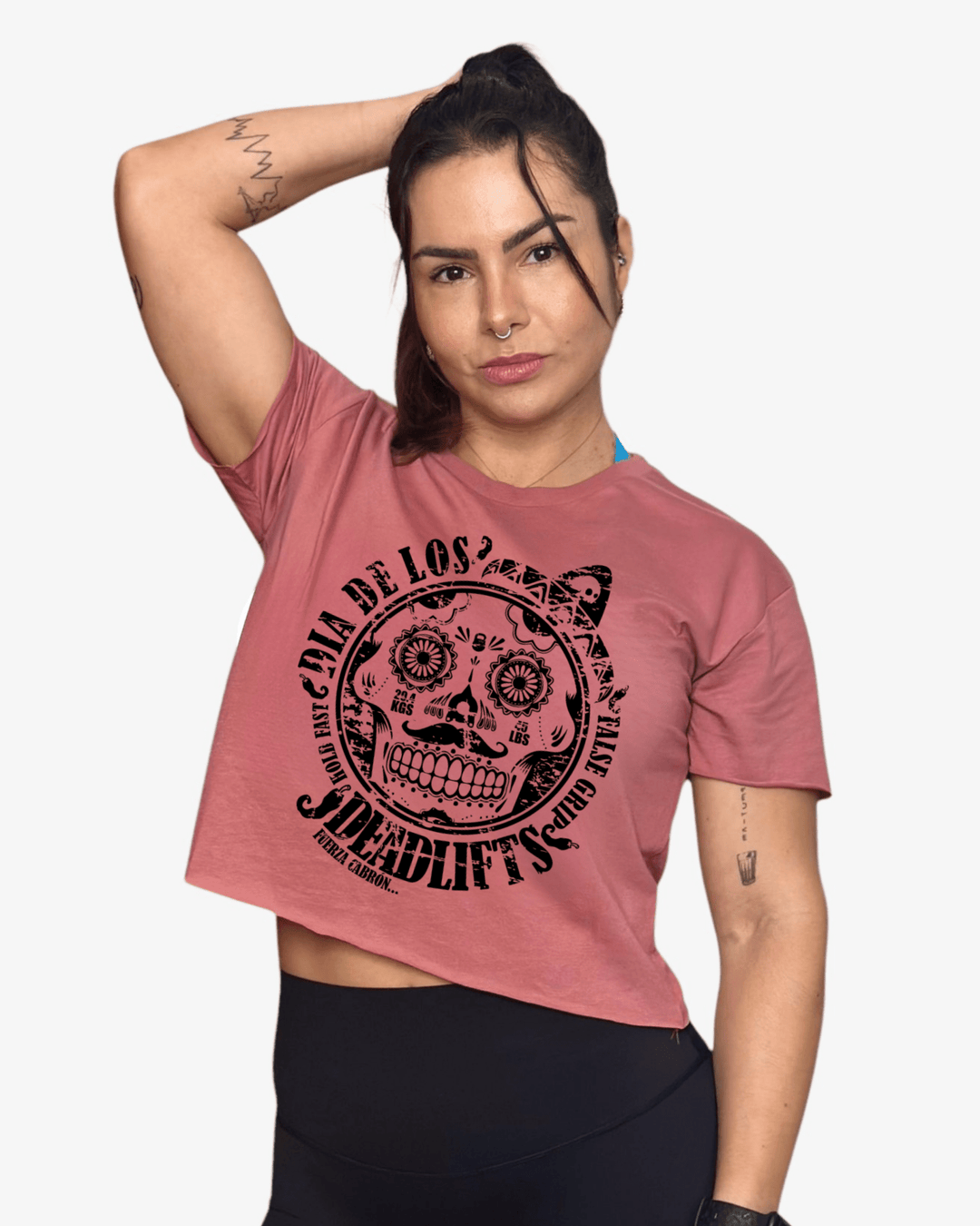 Crop T-Shirt Fuerza Cabron - TugaSox Fitness Store