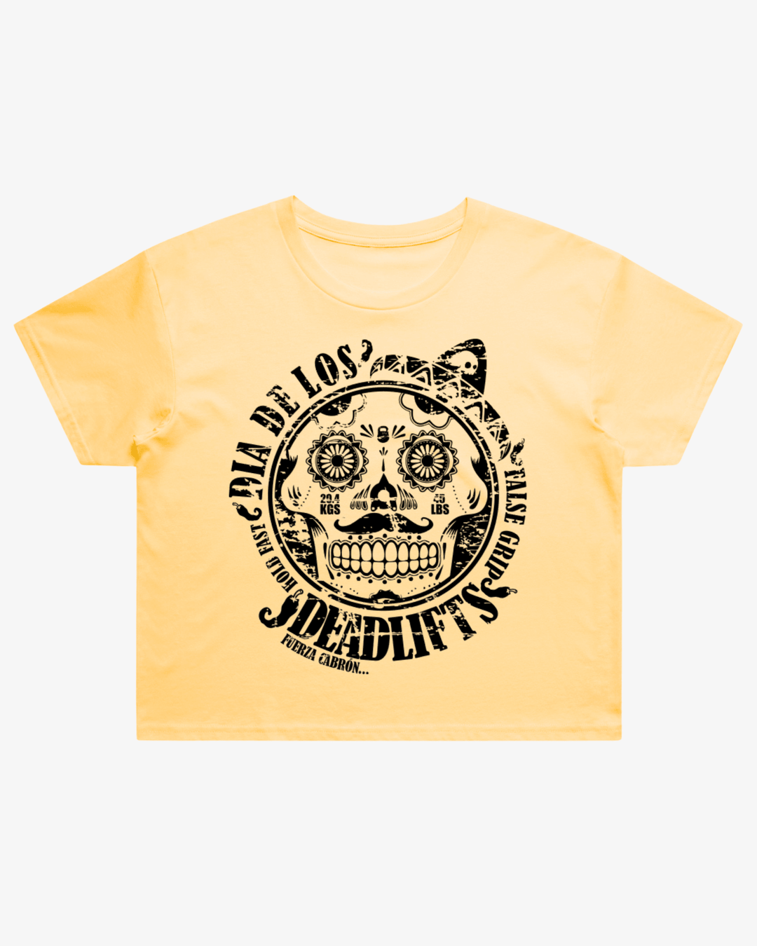 Crop T-Shirt Fuerza Cabron - TugaSox Fitness Store