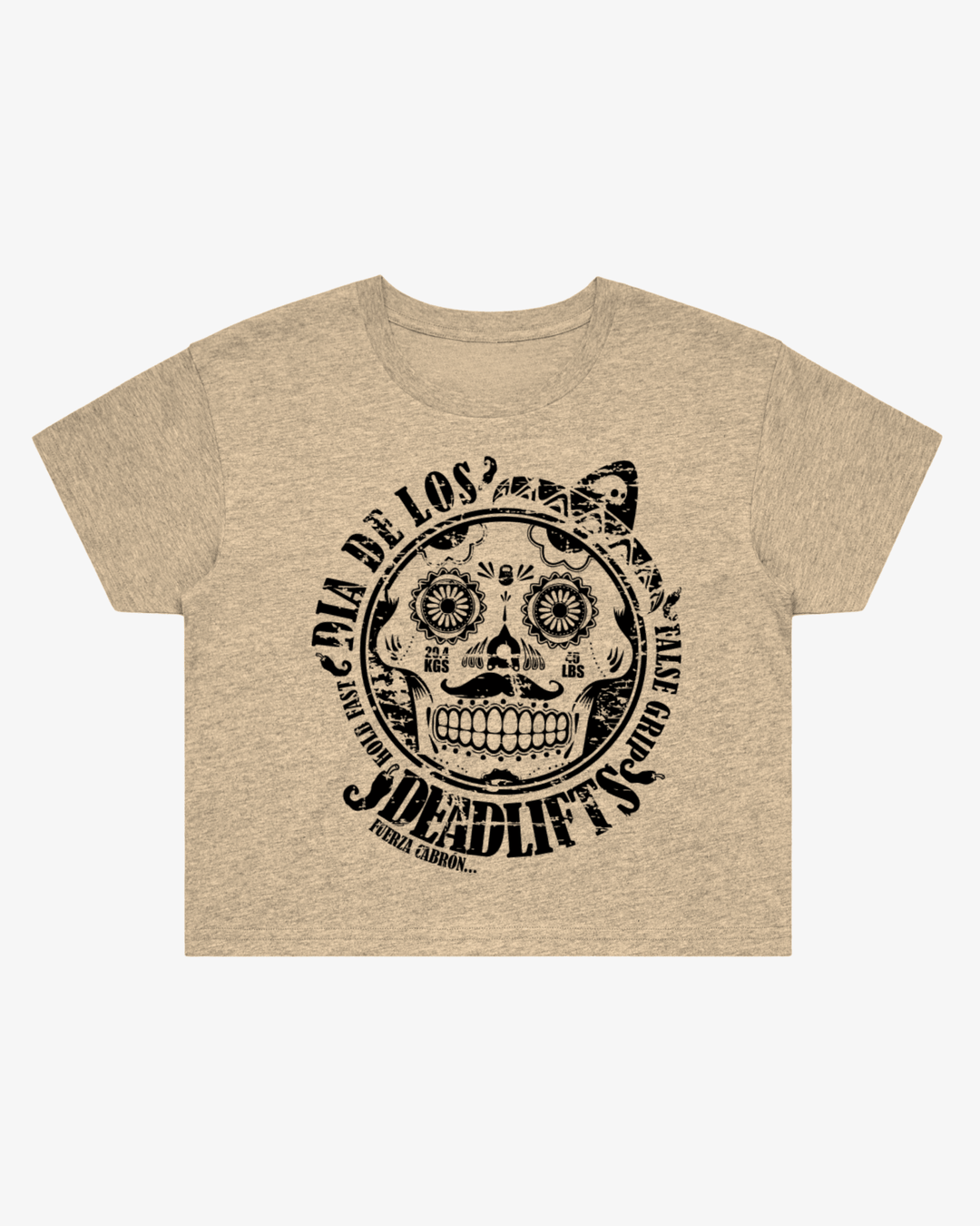 Crop T-Shirt Fuerza Cabron - TugaSox Fitness Store