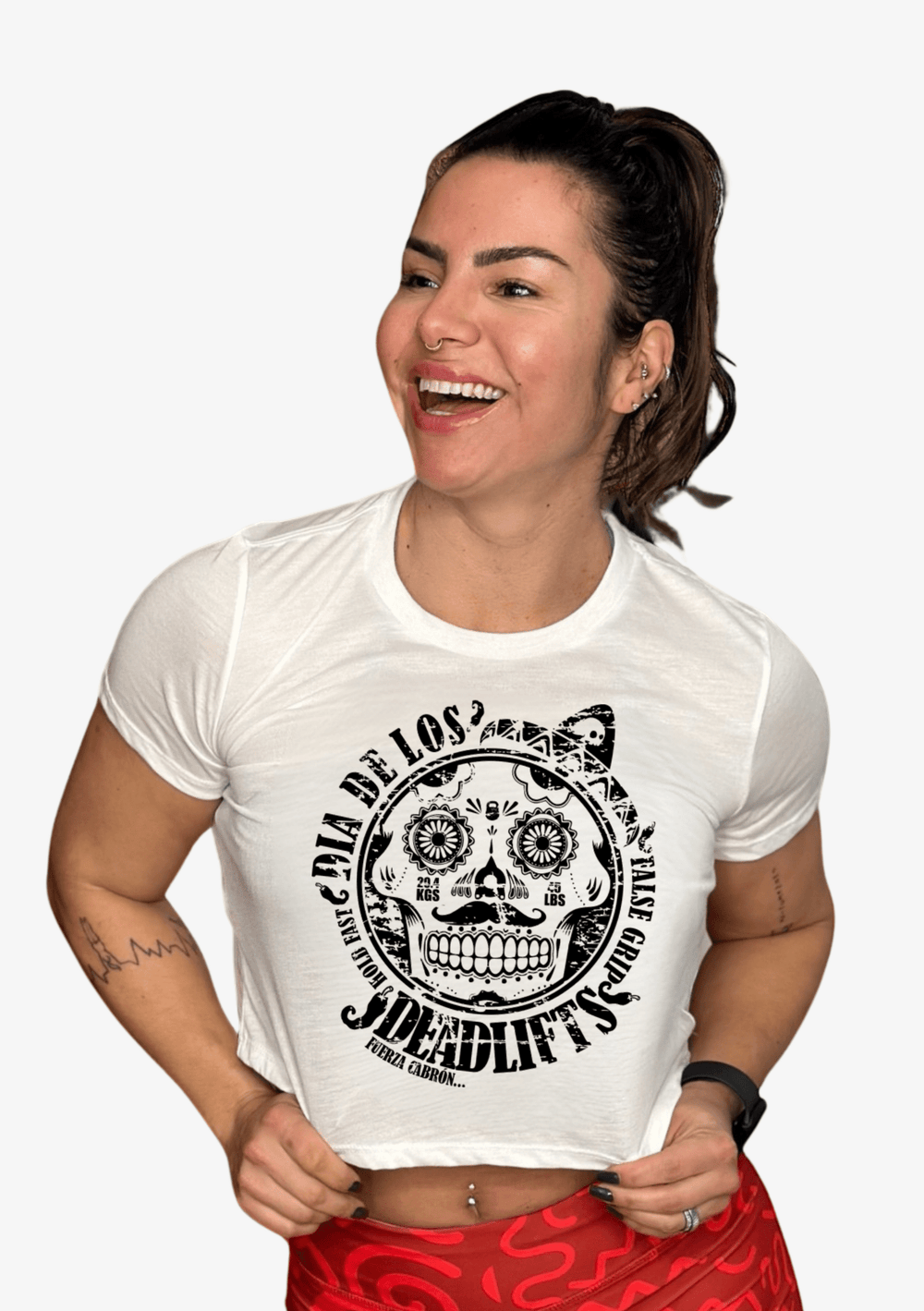 Crop T-Shirt Fuerza Cabron - TugaSox Fitness Store