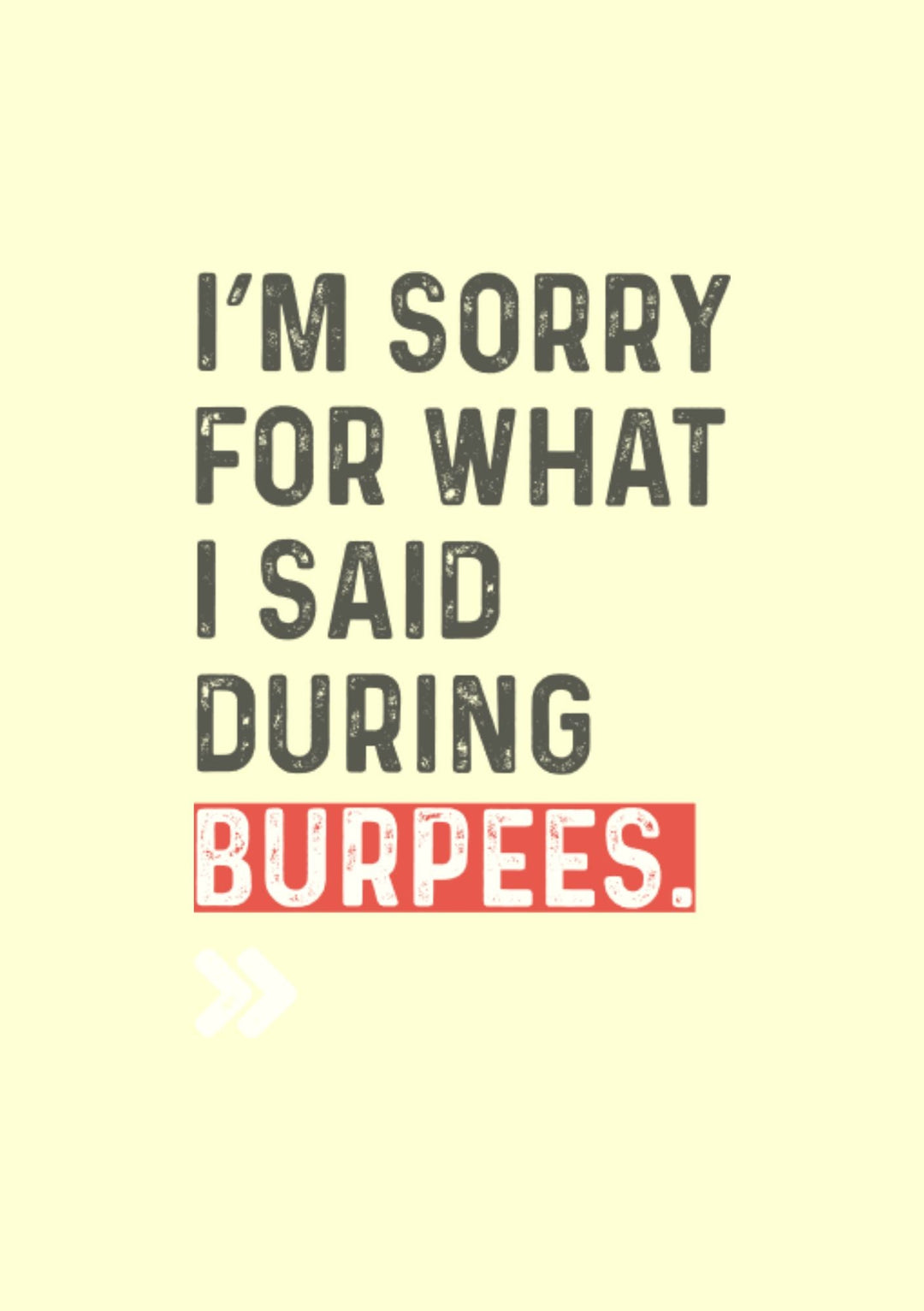 Crop Tank BURPEES SUCK | Vanilla - TugaSox Fitness Store