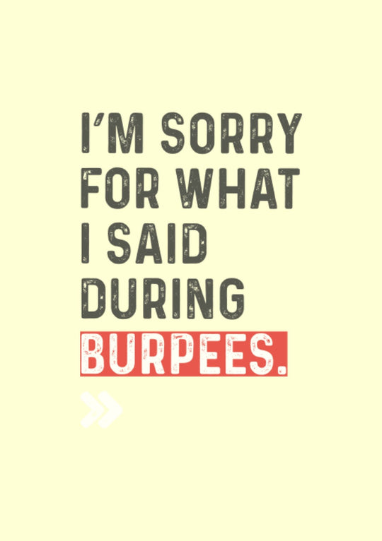 Crop Tank BURPEES SUCK | Vanilla - TugaSox Fitness Store
