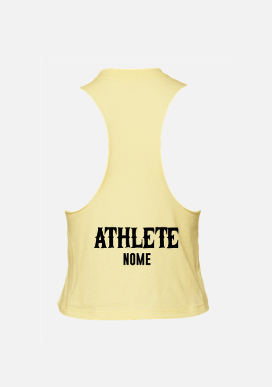 CROP TANK - CrossFit 2580 (Alenquer) - Vanilla / White - TugaSox Fitness Store