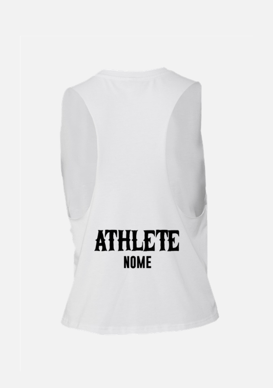 CROP TANK - CrossFit 2580 (Alenquer) - Vanilla / White - TugaSox Fitness Store
