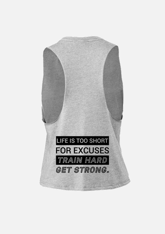 CROP TANK - CrossFit Fátima - Vanilla / Rose / L. Grey - TugaSox Fitness Store