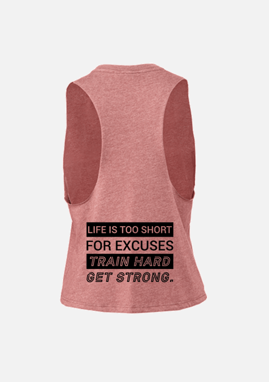 CROP TANK - CrossFit Fátima - Vanilla / Rose / L. Grey - TugaSox Fitness Store