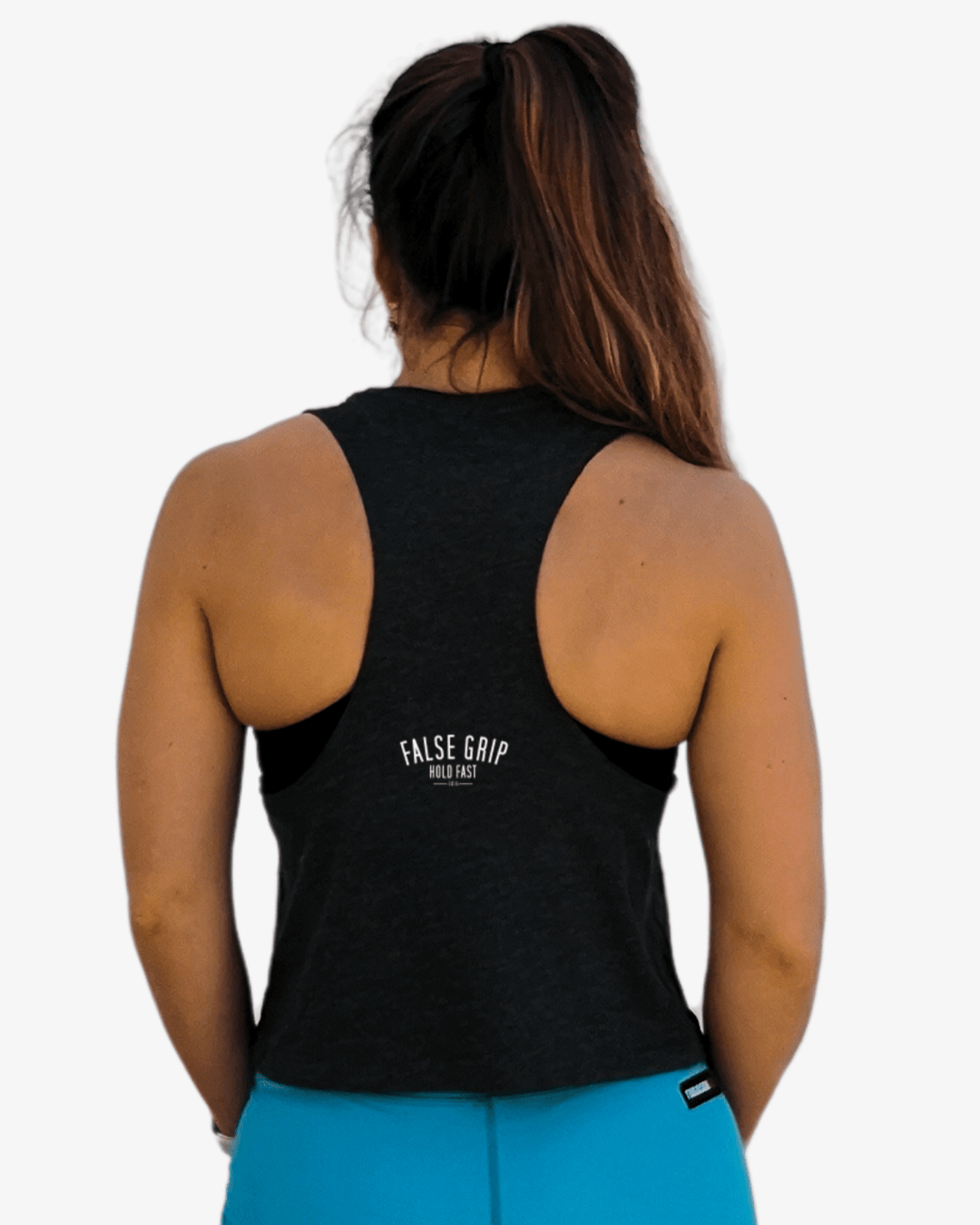 Crop Tank "I’m Too Old For This Sh*t" | Black - TugaSox Fitness Store