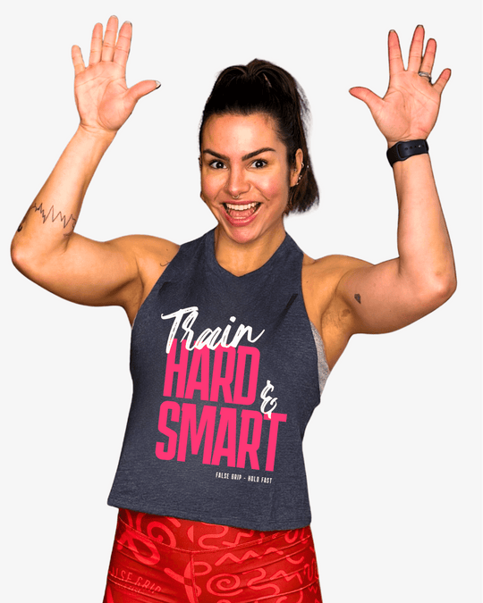Crop Tank Train Hard & Smart - TugaSox Fitness Store