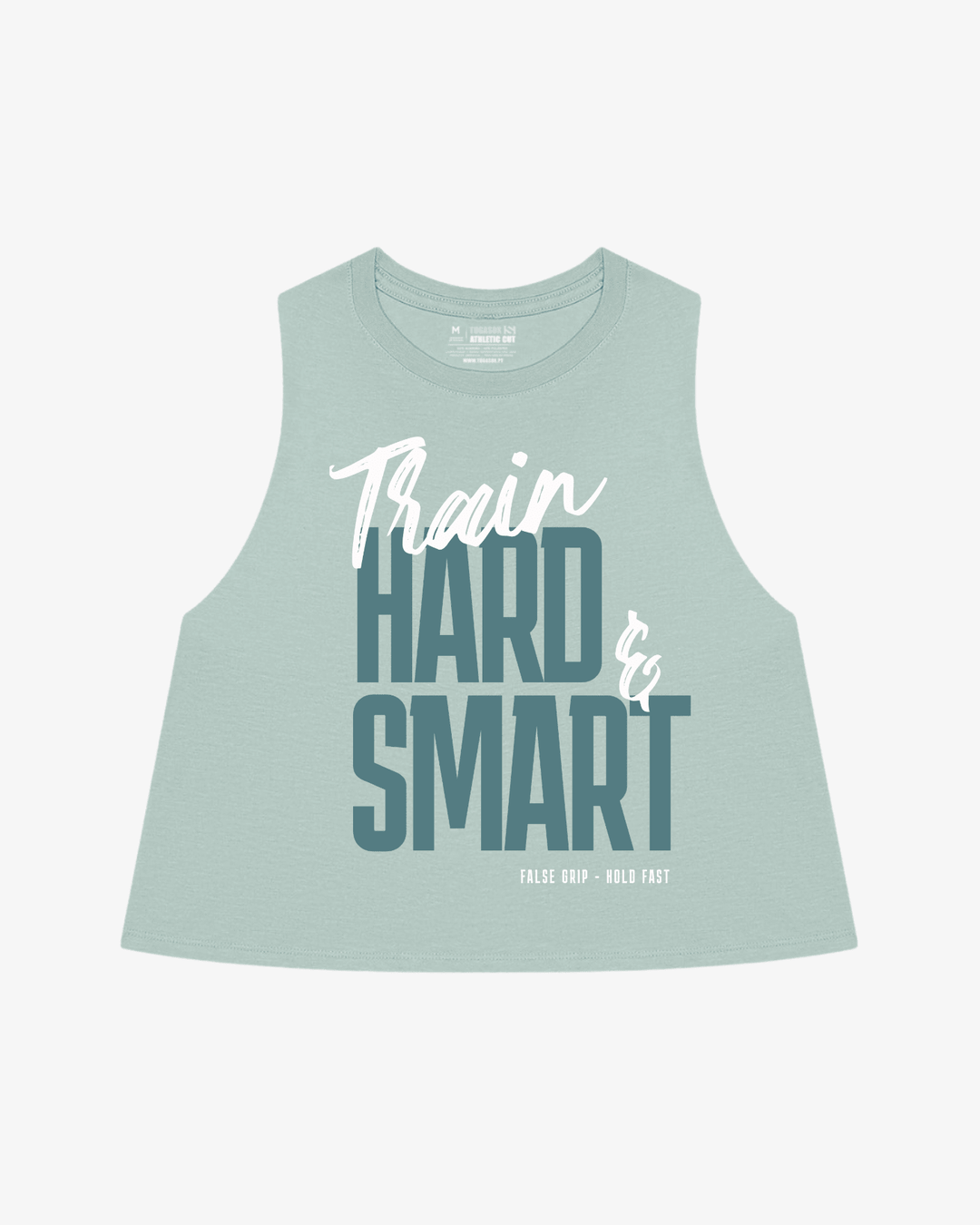 Crop Tank Train Hard & Smart - TugaSox Fitness Store