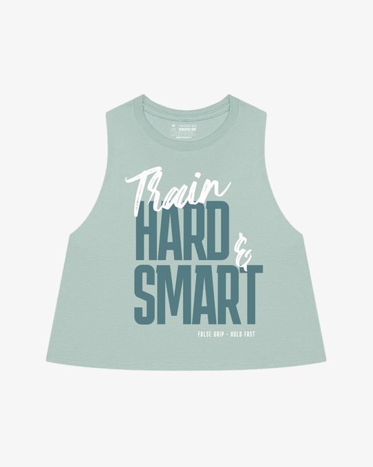 Crop Tank Train Hard & Smart - TugaSox Fitness Store