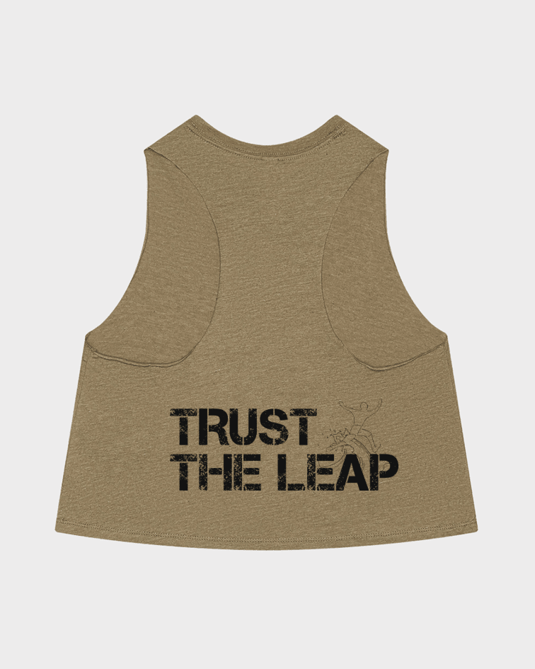 Crop Tank Trust The Leap - TugaSox Fitness Store