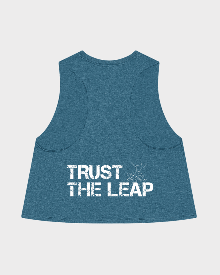 Crop Tank Trust The Leap - TugaSox Fitness Store