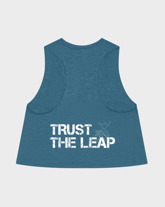 Crop Tank Trust The Leap - TugaSox Fitness Store