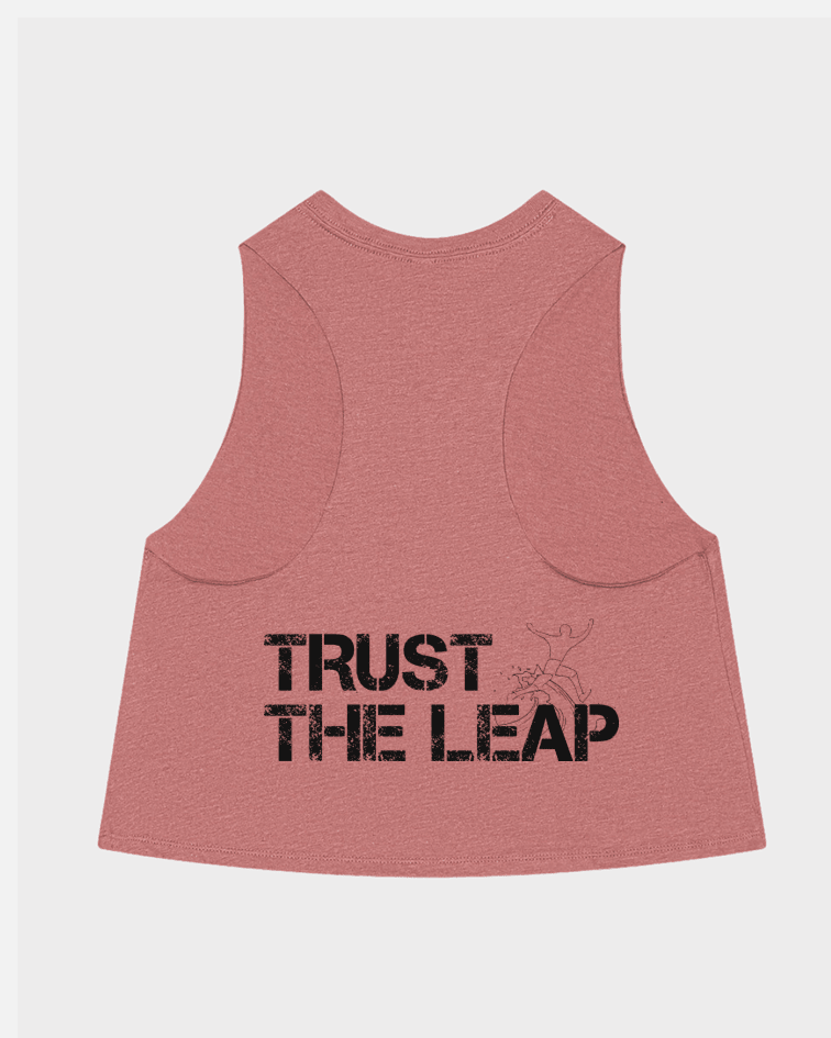 Crop Tank Trust The Leap - TugaSox Fitness Store
