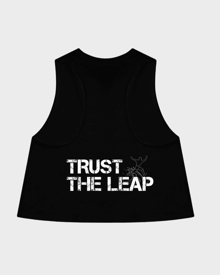 Crop Tank Trust The Leap - TugaSox Fitness Store