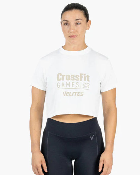Velites x CrossFit® Games 25 Crop HOLO | White