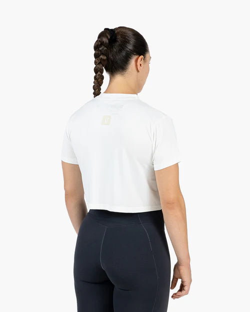 Velites x CrossFit® Games 25 Crop HOLO | White