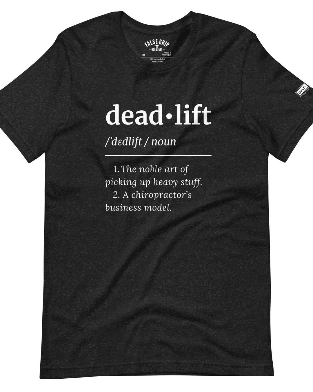 Deadlift Definition Unisex Tee | Cult - ionary Collection - TugaSox Fitness Store