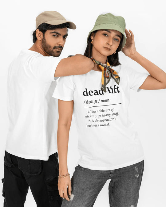 Deadlift Definition Unisex Tee | Cult - ionary Collection - TugaSox Fitness Store