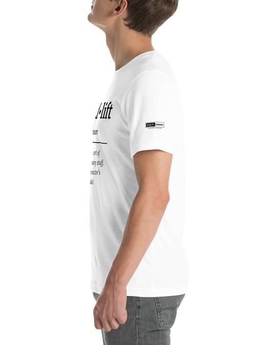 deadlift definition unisex tee frente lateral