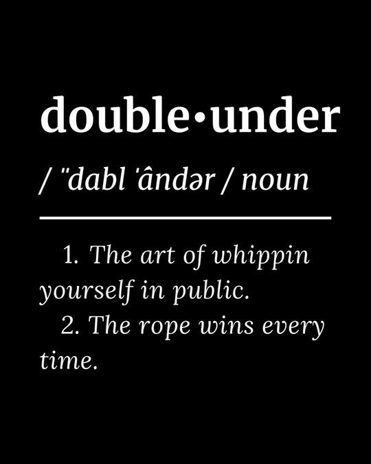 Double Under Definition Crop T-shirt | Cult - ionary Collection - TugaSox Fitness Store