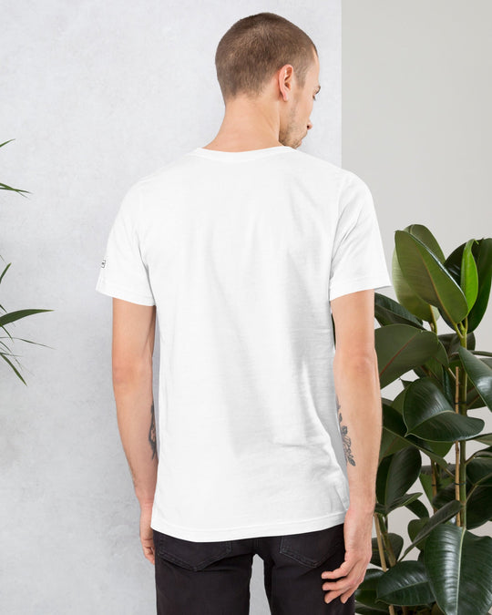 double unders definition unisex tee - white back
