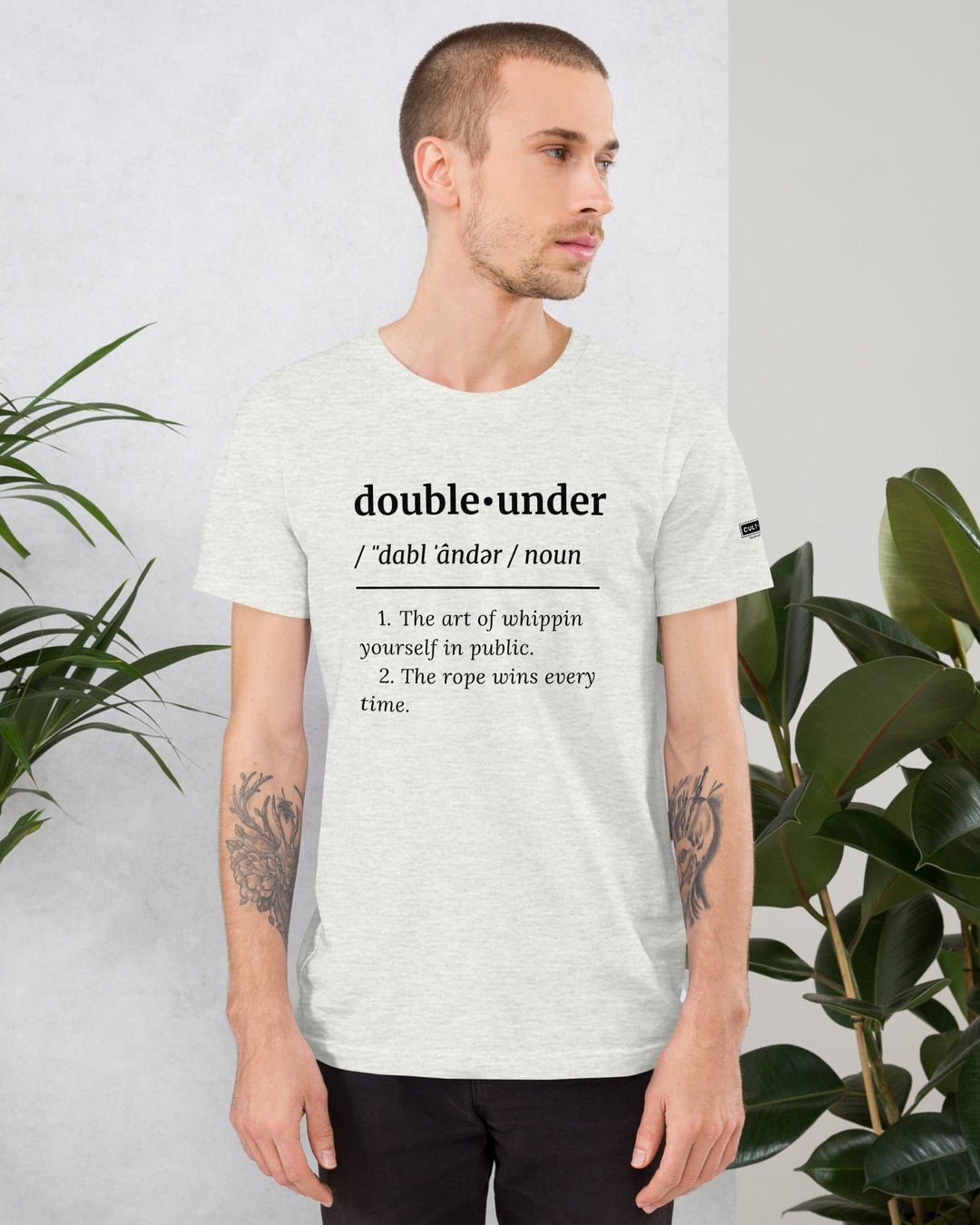 double unders definition unisex tee - frente