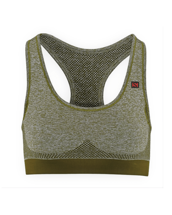 Emerald SnowFlake - Sculpt Sport Bra - TugaSox Fitness Store