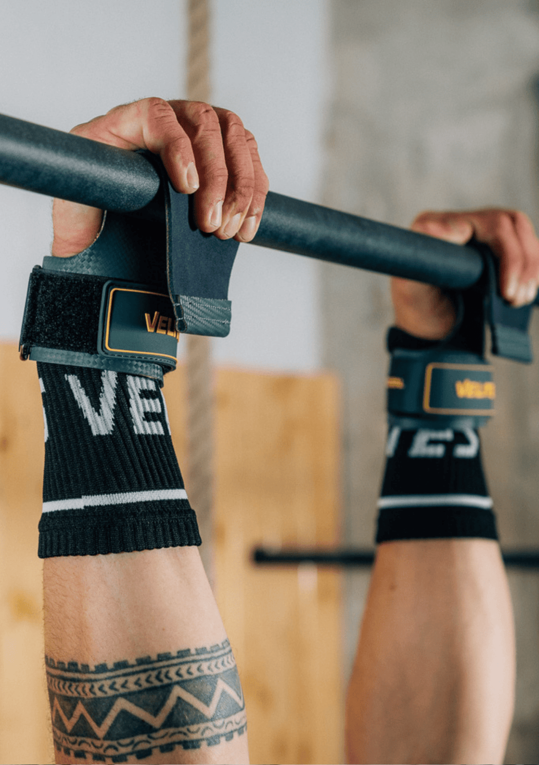 Estafas Velites NO CHALK Quad Ultra | Dark Green/Blue - TugaSox Fitness Store