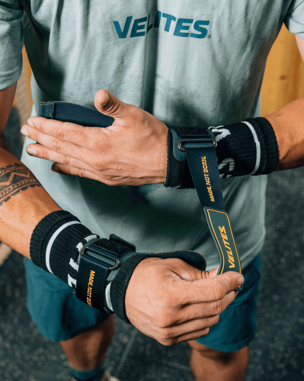 Estafas Velites NO CHALK Quad Ultra | Dark Green/Blue - TugaSox Fitness Store