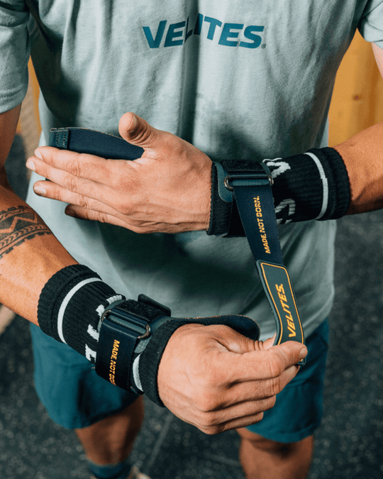 Estafas Velites NO CHALK Quad Ultra | Dark Green/Blue - TugaSox Fitness Store