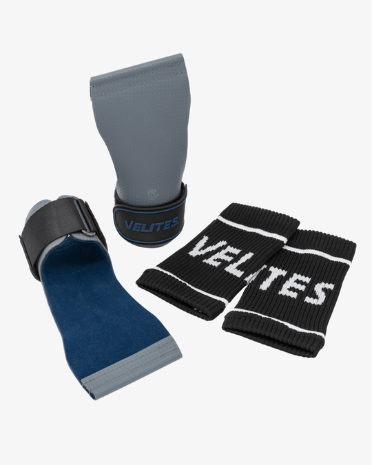 Estafas Velites NO CHALK Quad | Ultra Grey - TugaSox Fitness Store