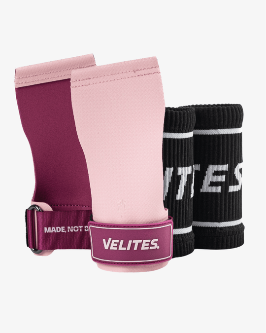 Estafas Velites NO CHALK Quad Ultra | Pink - TugaSox Fitness Store