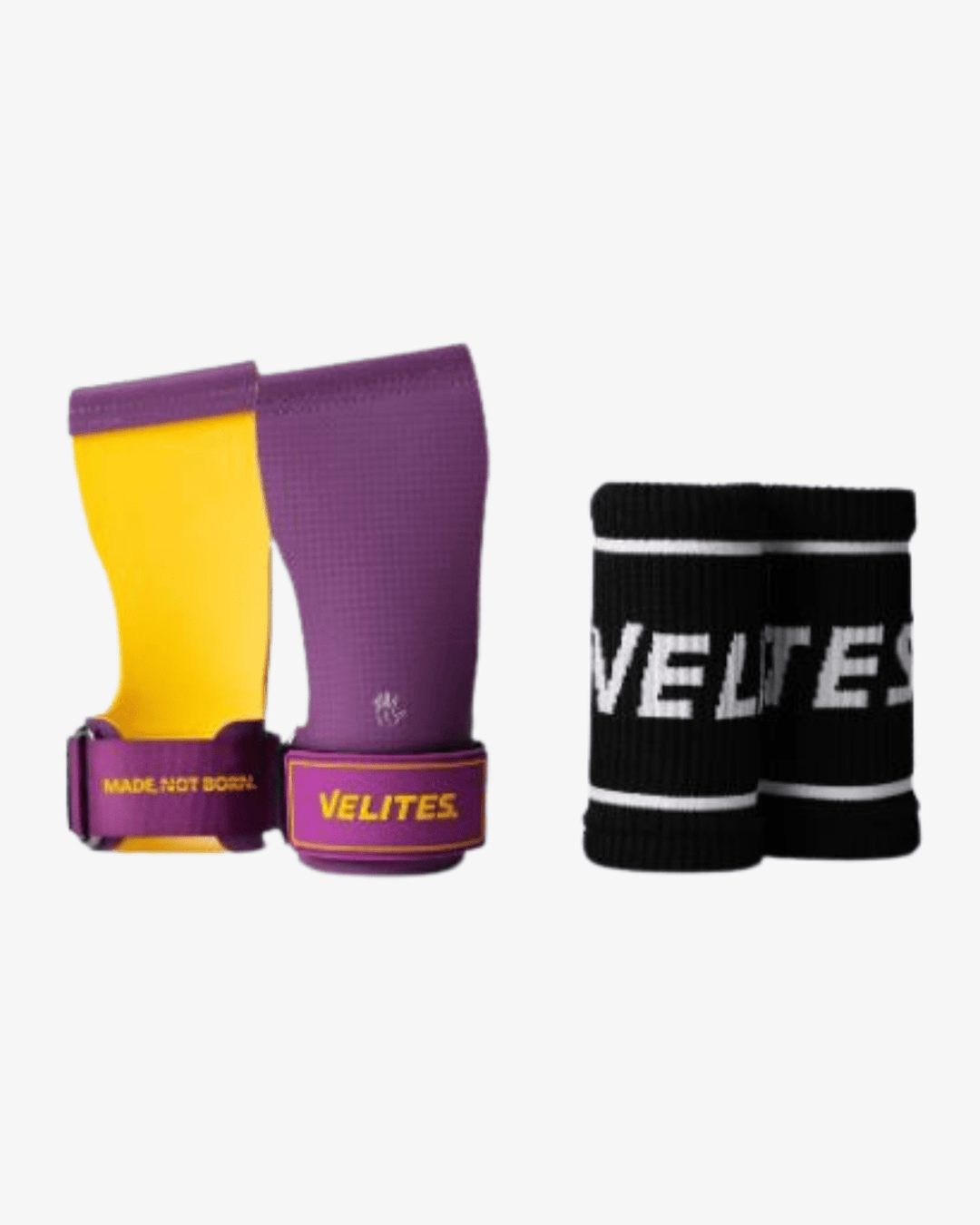 Estafas Velites NO CHALK Quad Ultra | Purple - Mustard - TugaSox Fitness Store