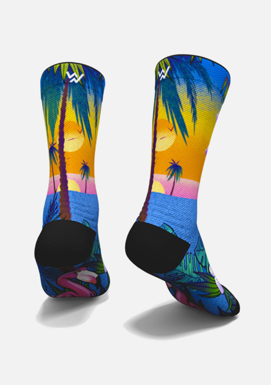 Meias UNISSEXO Flamingos