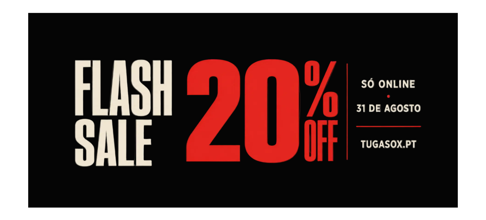 24 horas de flash sale dia 31 de Agosto apenas online