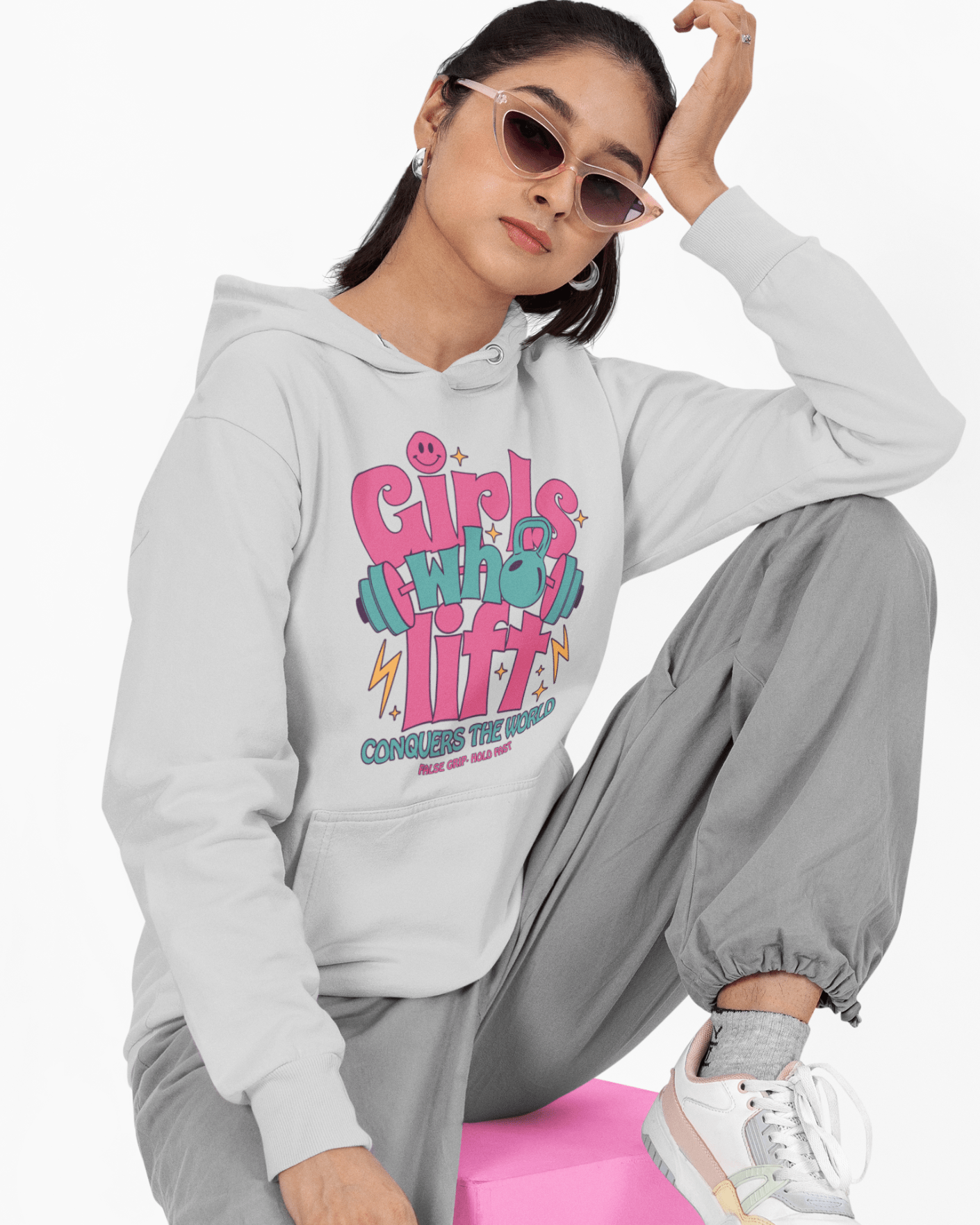 Girls Who Lift – Power Hoodie | TugaSox - TugaSox Fitness Store